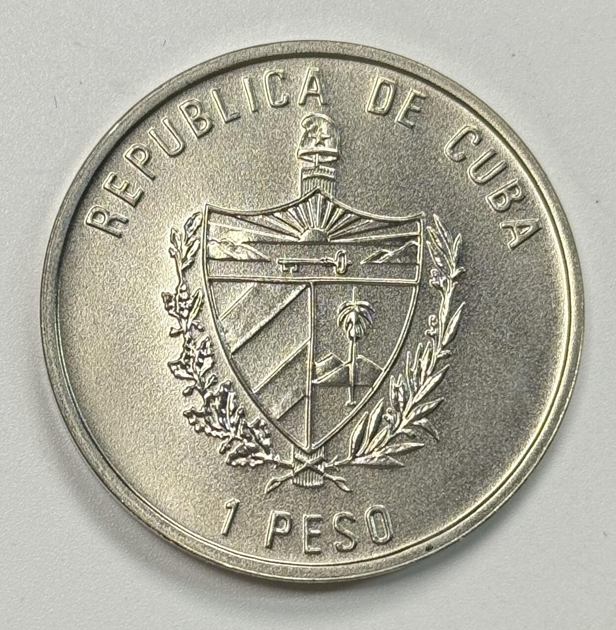 S&S Numismatic世界钱币-拍卖 第122期  古巴1994年 加勒比动物-火烈鸟 1比索彩色纪念币