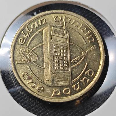 KK钱币收藏小铺   第405期 2月预留时间 周末发货 - 1988英属马恩岛1镑 好品