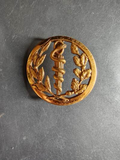 老王徽章第186期 - 法国军医贝雷帽徽