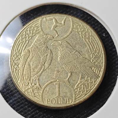 KK钱币收藏小铺   第405期 2月预留时间 周末发货 - 2017马恩岛1镑 