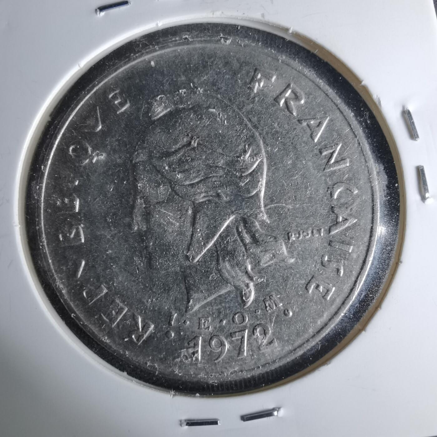 沼泽如烟--第1017场 法属新喀里多尼亚1972年50法郎