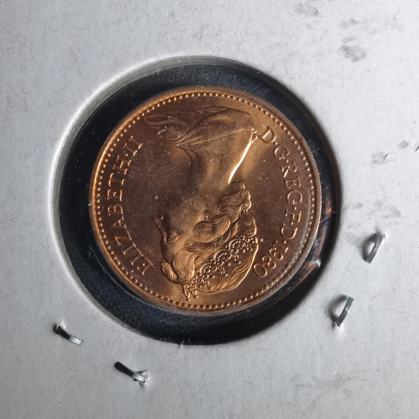 沼泽如烟--第1017场 英国1980年1便士