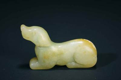 上海都达杂项专场90【全场包邮】  古玉生肖狗小摆件92-38