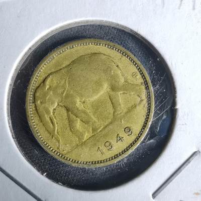 沼泽如烟--第1017场 - 比属刚果1948年1法郎大象