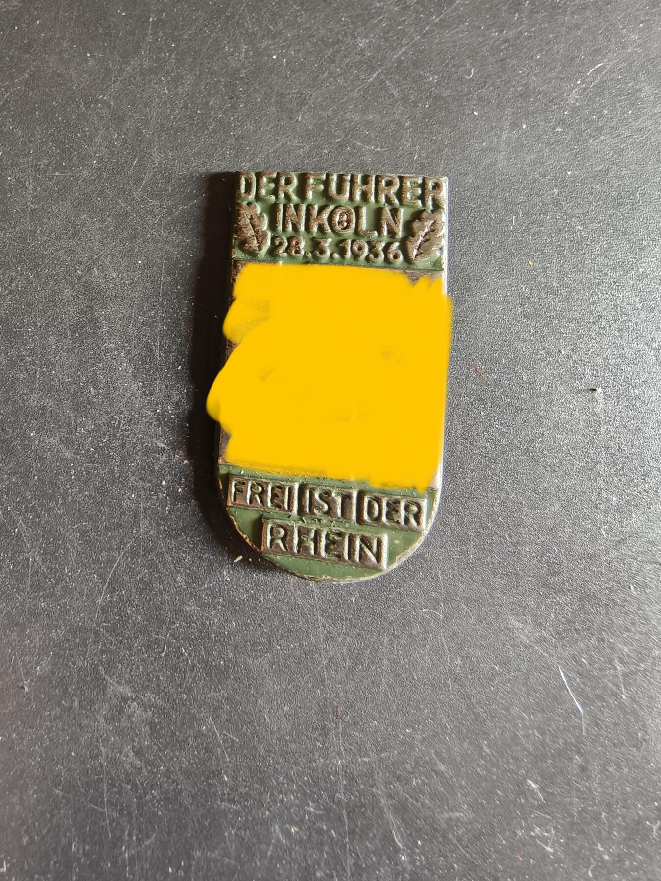 老王徽章第186期 德三1936年小胡子访问科隆市证章