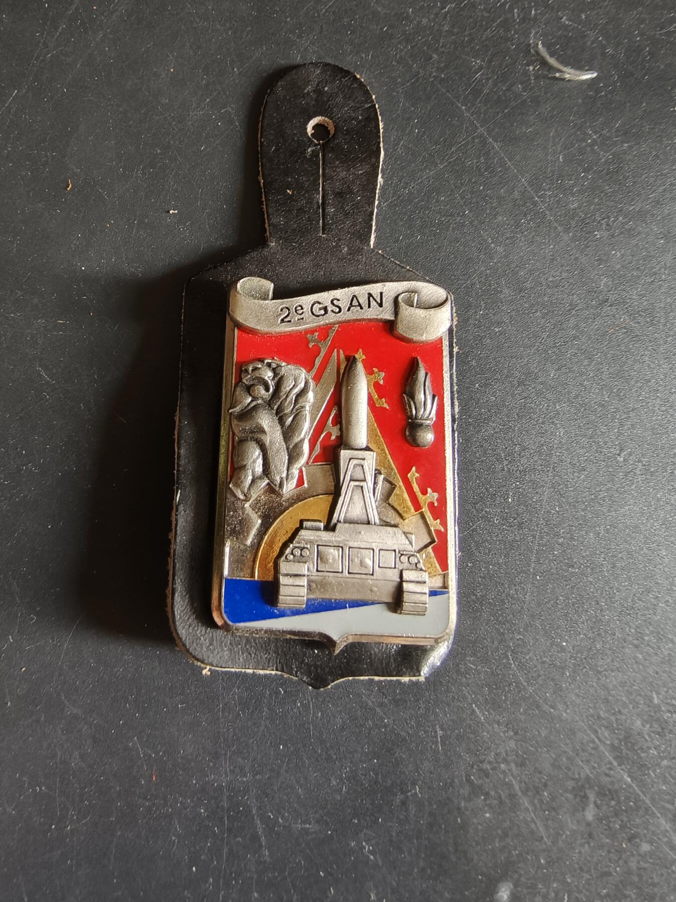 老王徽章第186期 法国陆军第2核炮兵支援大队证章