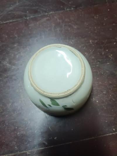 明晚清初时期斗彩墩式碗 明晚清初时期斗彩墩式碗