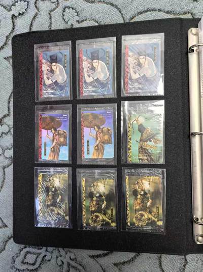 卡牌限时031期专场（21号晚21点截拍） - 华丰食品卡，绘卷水浒卡9张缺卡，全部原代，绝版20年