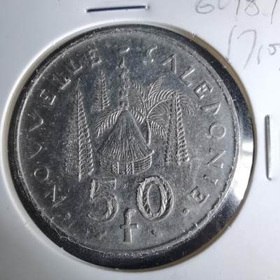 沼泽如烟--第1017场 - 法属新喀里多尼亚1972年50法郎