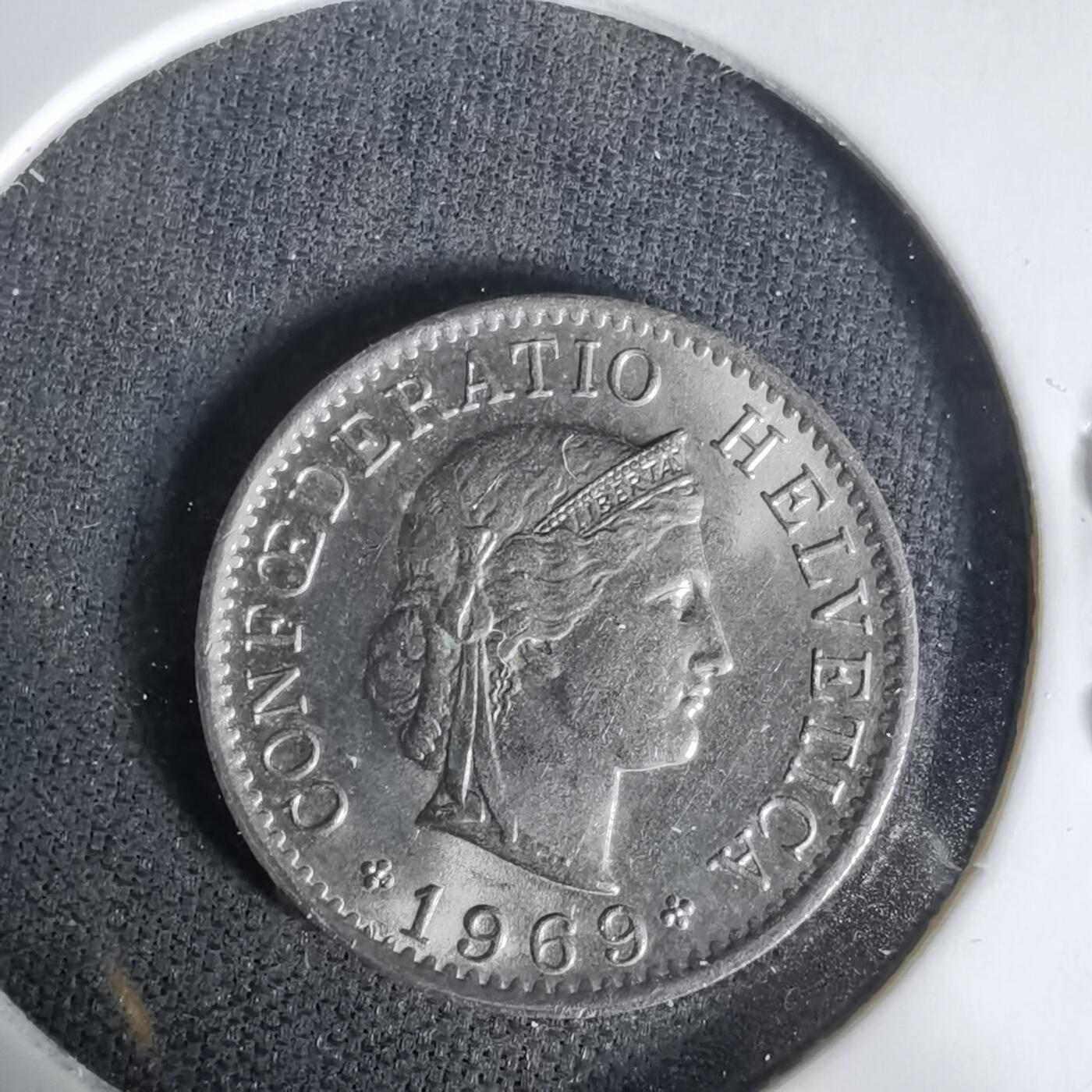 沼泽如烟--第1017场 瑞士1969年五分