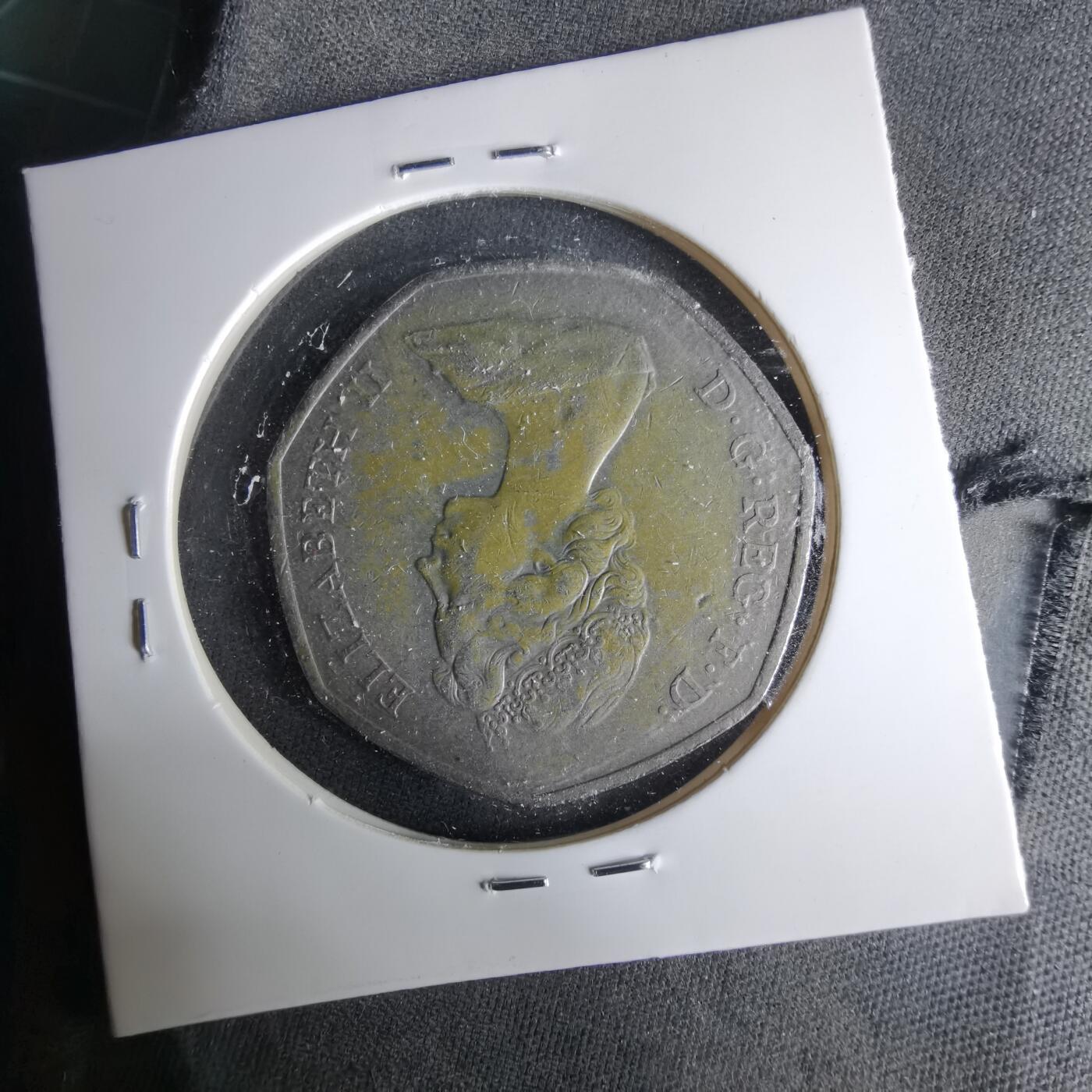 沼泽如烟--第1017场 英国1973年50便士