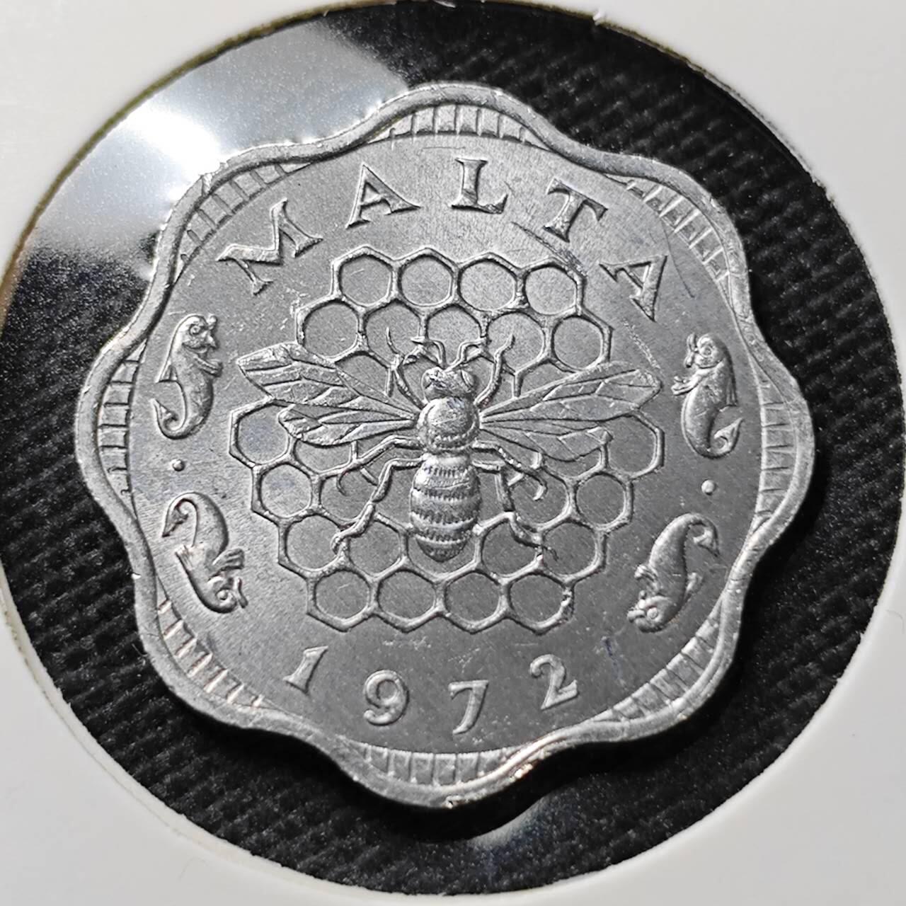 KK钱币收藏小铺   第404期 2月预留时间 周末发货  马耳他3米尔 好品