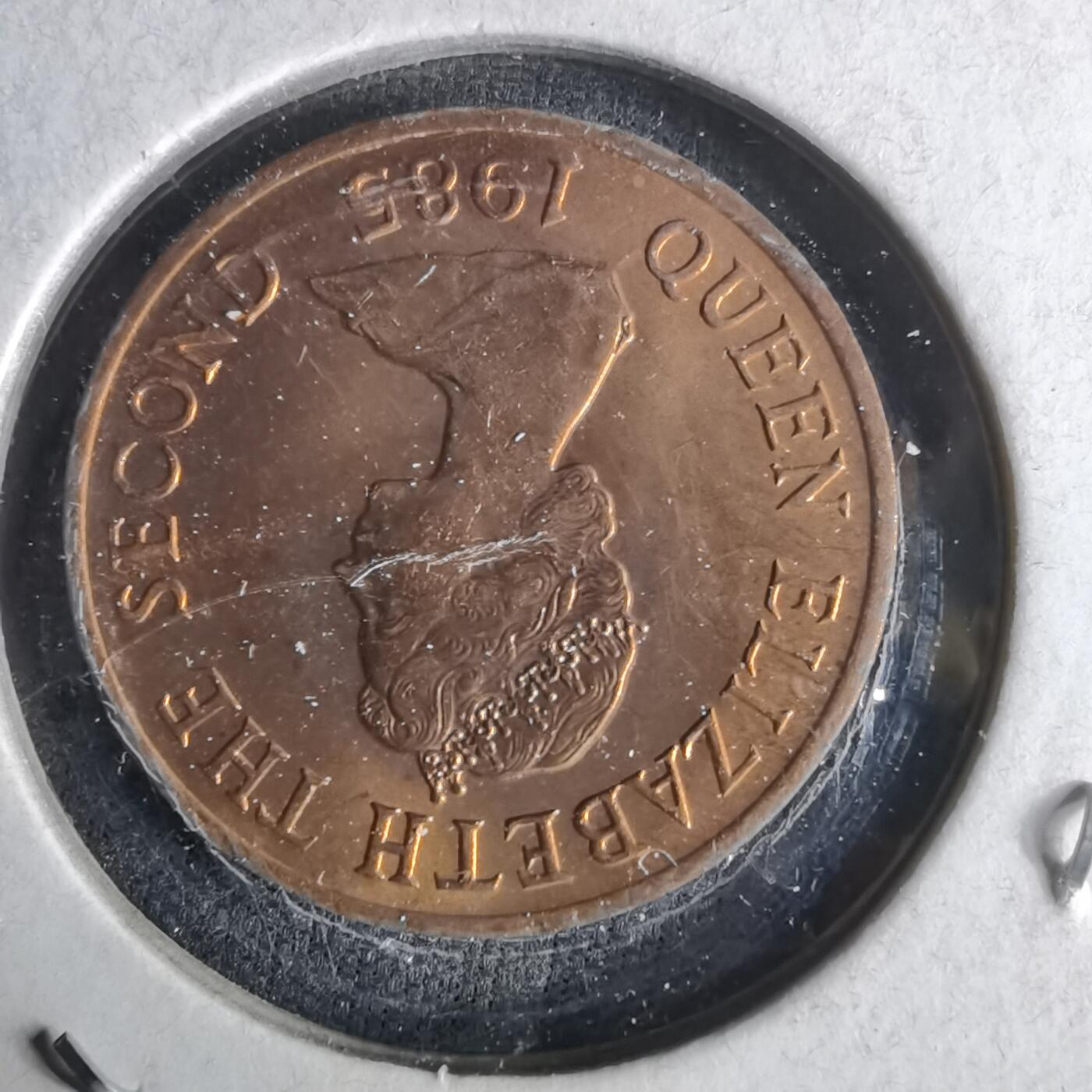 沼泽如烟--第1017场 泽西1985年1便士