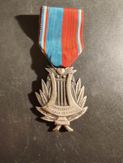 老王徽章第186期 - 法国银级音乐协会奖章