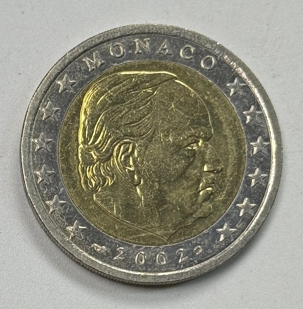 S&S Numismatic世界钱币-拍卖 第122期  摩纳哥2002年 兰尼埃三世亲王 2欧元双色纪念币