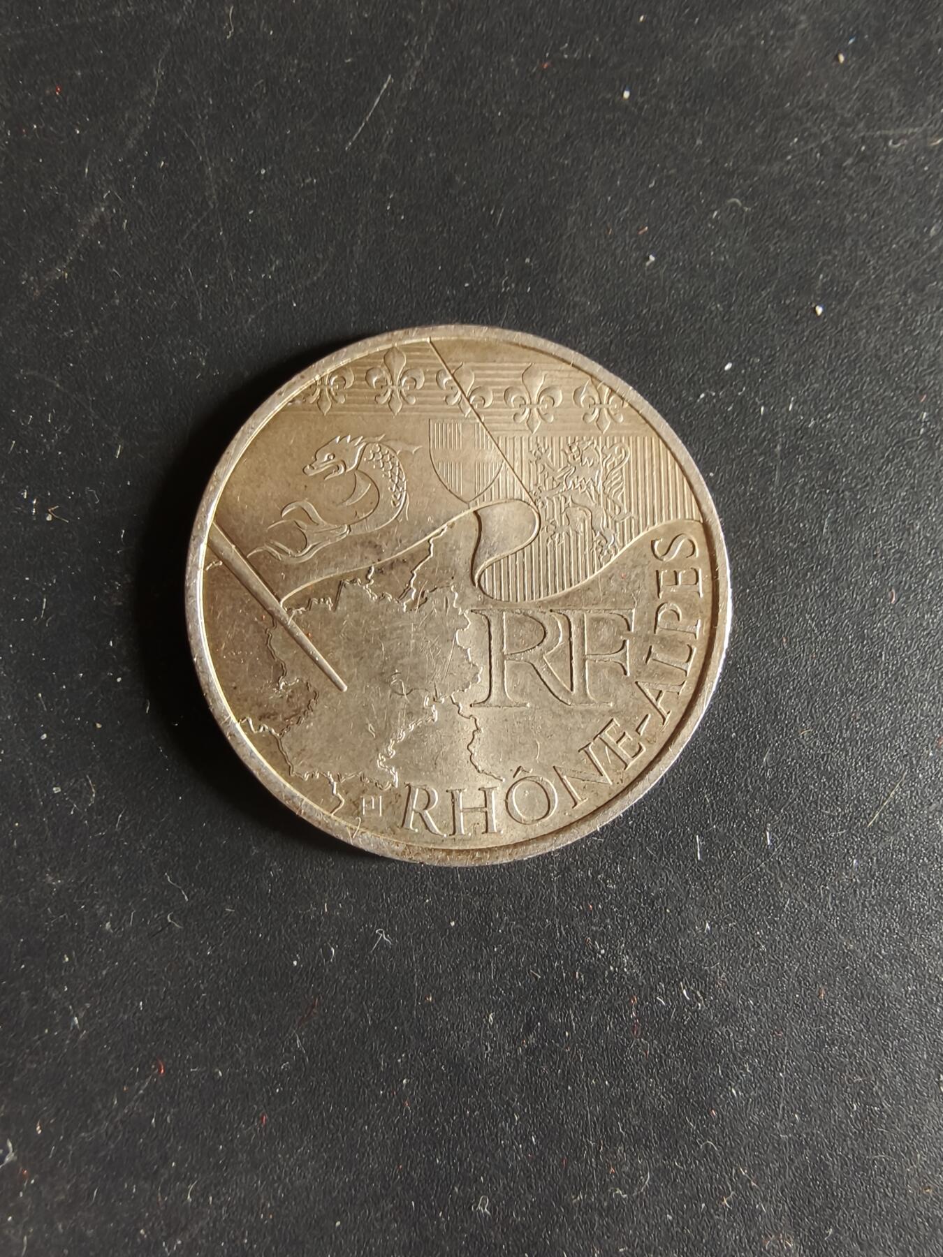 老王徽章第186期 法国10欧元银币   500银    10g