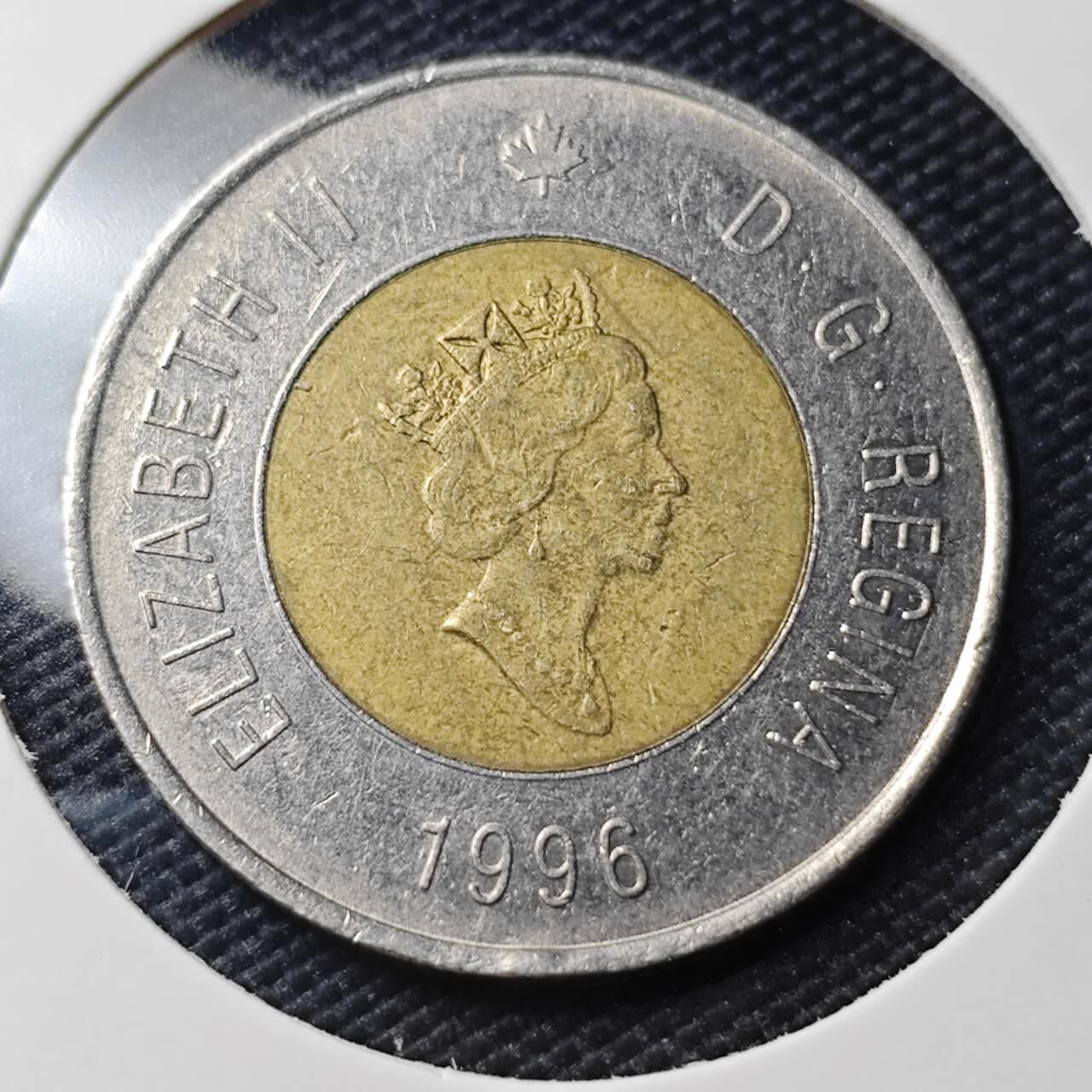 KK钱币收藏小铺   第404期 2月预留时间 周末发货  加拿大2元