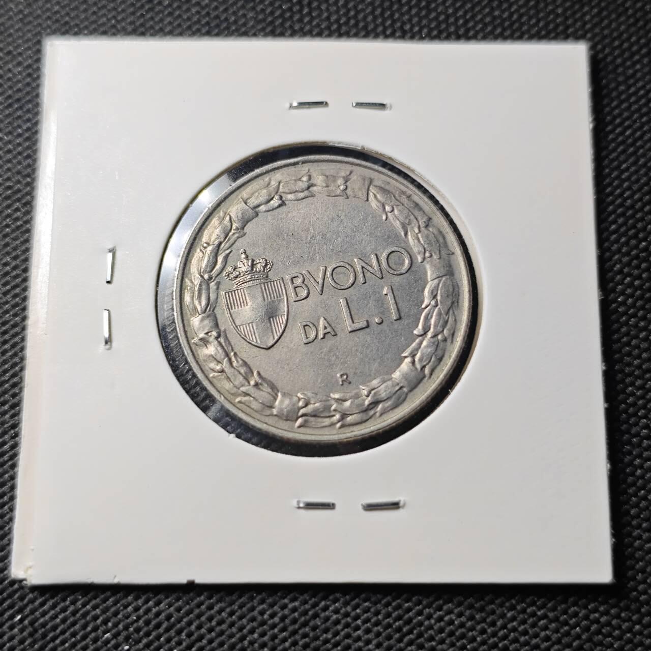 KK钱币收藏小铺   第404期 2月预留时间 周末发货  1928意大利1里拉