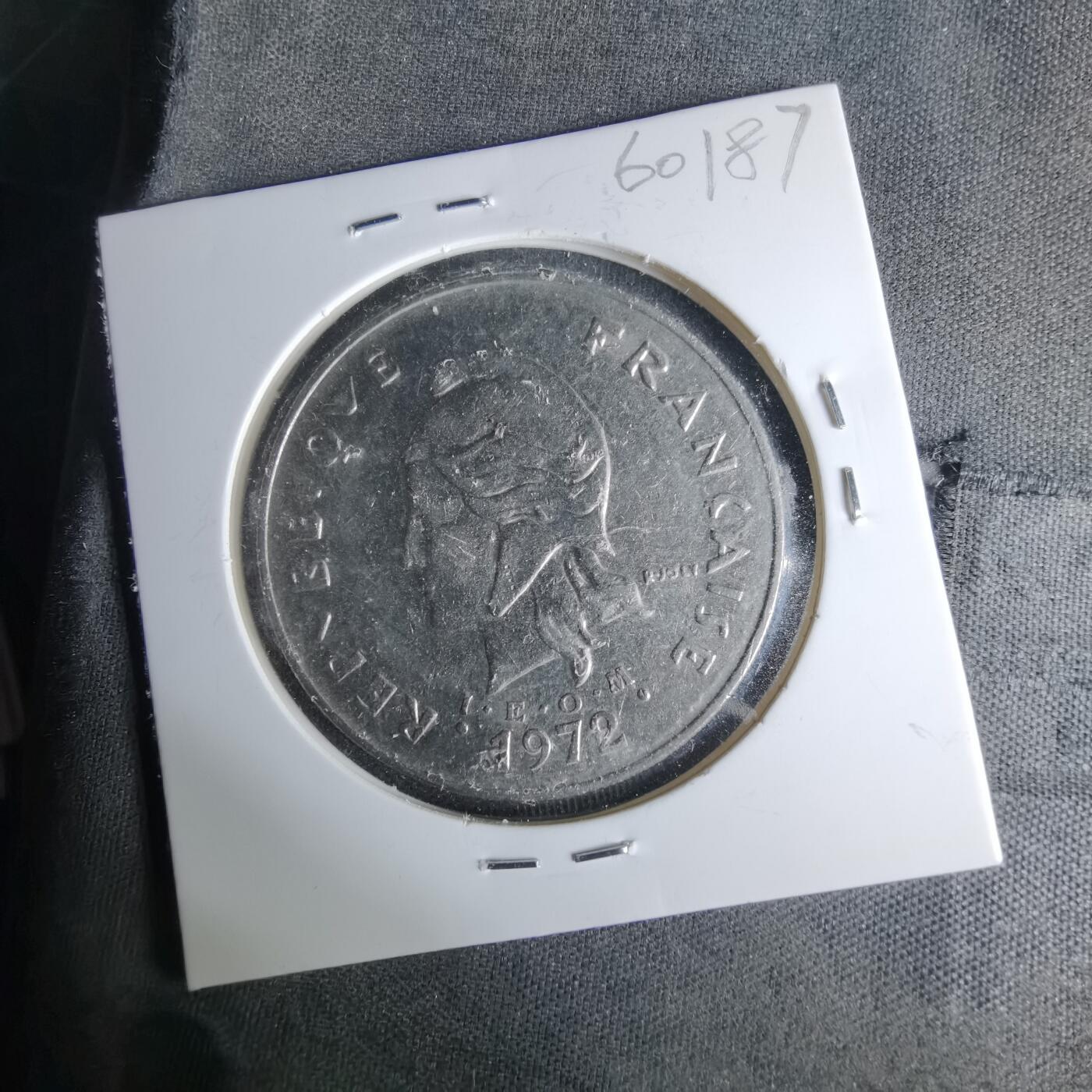 沼泽如烟--第1017场 法属新喀里多尼亚1972年50法郎