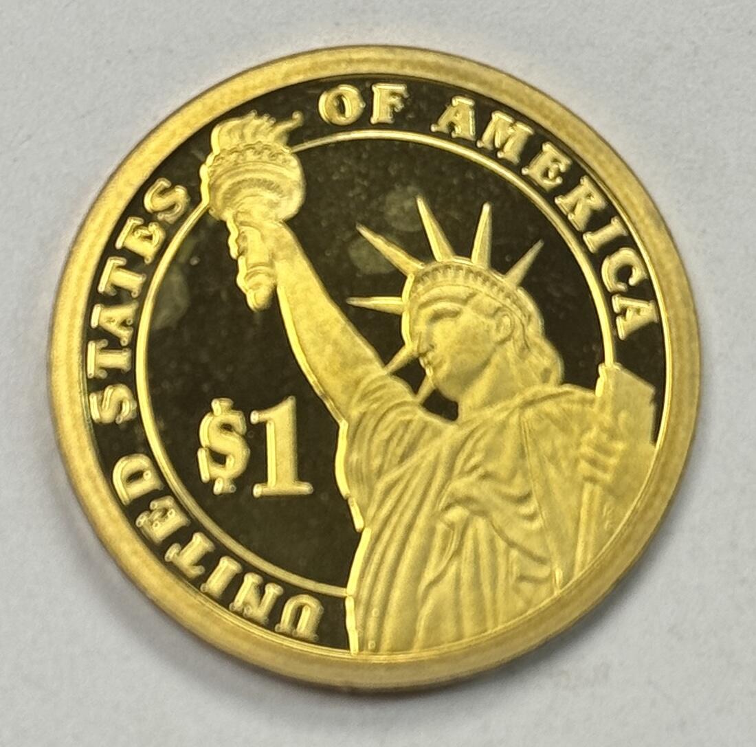 S&S Numismatic世界钱币-拍卖 第122期  获奖币*美国2007年 第1任总统乔治.华盛顿 1美元精制纪念币