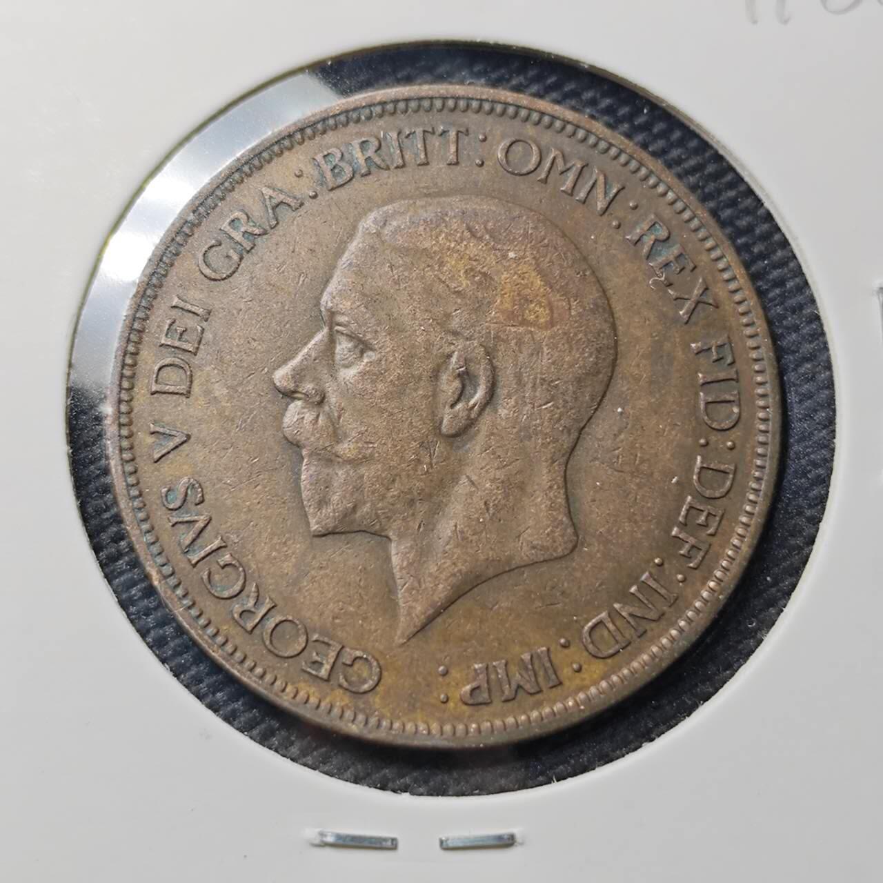 KK钱币收藏小铺   第404期 2月预留时间 周末发货  1936英国1便士铜币