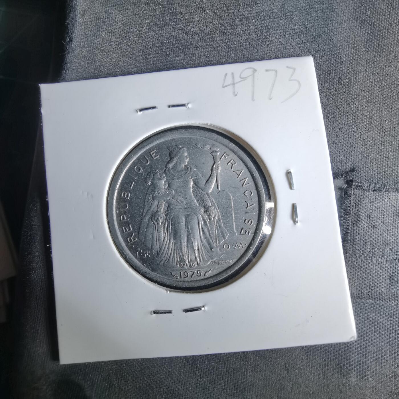 沼泽如烟--第1017场 法属波利尼西亚1975年2法郎