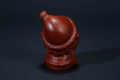 上海都达杂项专场90【全场包邮】  紫砂圣诞老人茶宠摆件92-44