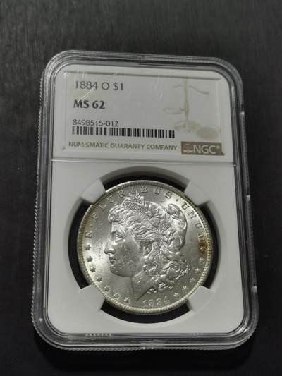 天下钱庄专场欢迎参拍 - NGC MS62 1884美国摩根一美元银币