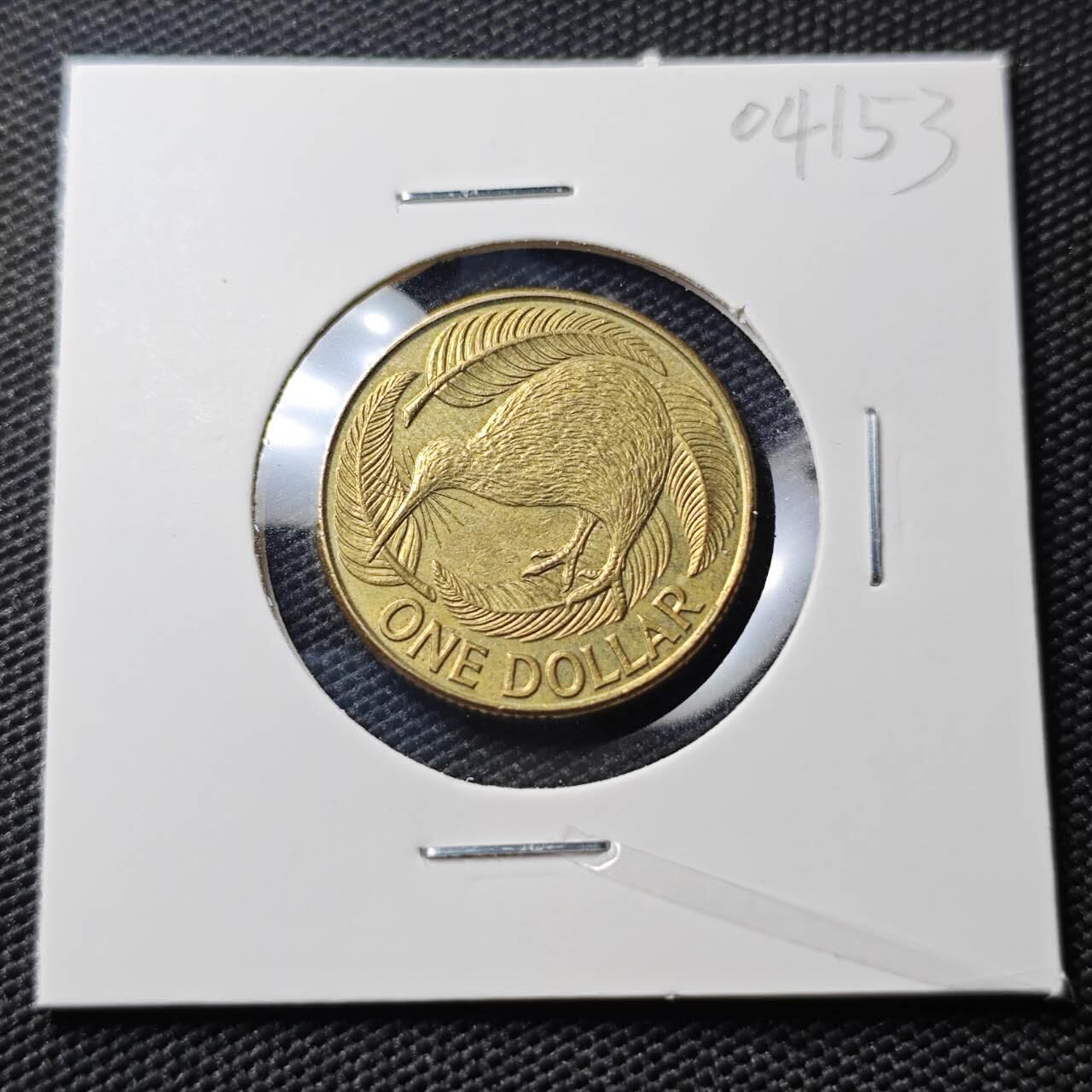 KK钱币收藏小铺   第404期 2月预留时间 周末发货  新西兰1元