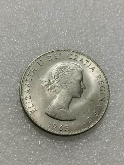 天下钱庄专场欢迎参拍 - 英国丘吉尔纪念，镍币