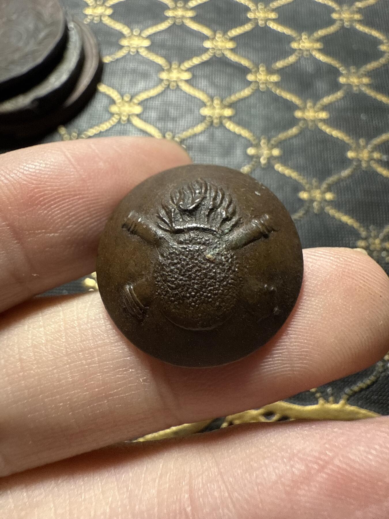 南宋泉阁俄币 外币 国币 专场第二十二期 【送拍无额外佣金】 沙俄 近卫军铜扣 СПБ彼得堡造币厂制造 板式特殊 传世包浆 细节不错 温润好品 