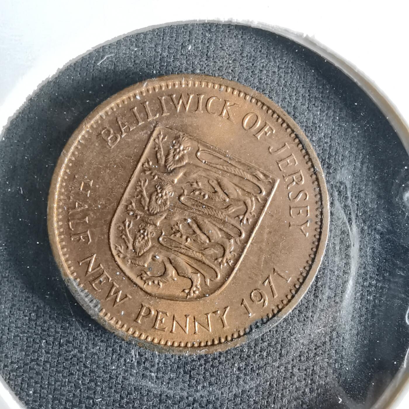 沼泽如烟--第1017场 泽西1971年半便士