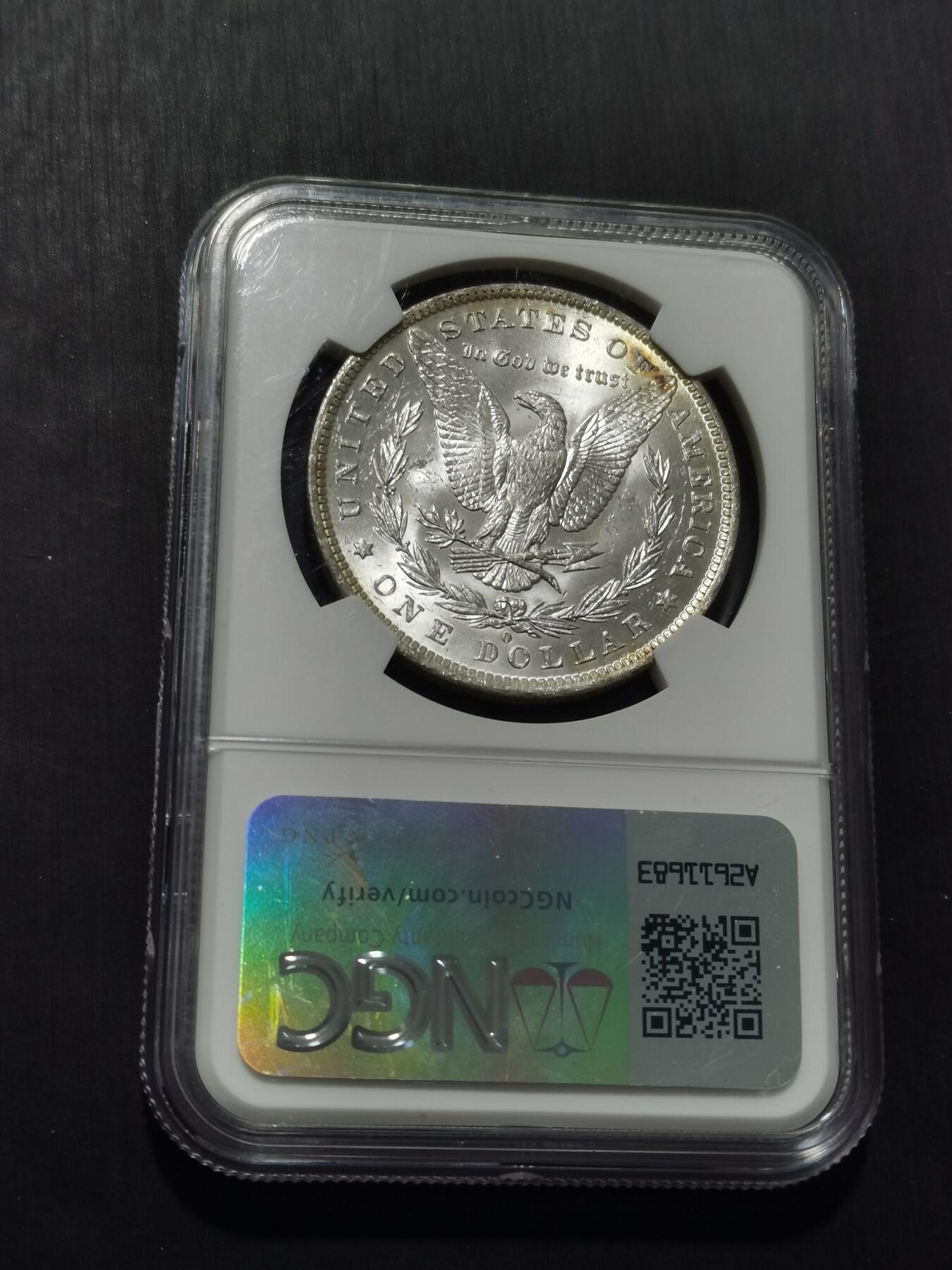 天下钱庄专场欢迎参拍 NGC MS62 1884美国摩根一美元银币