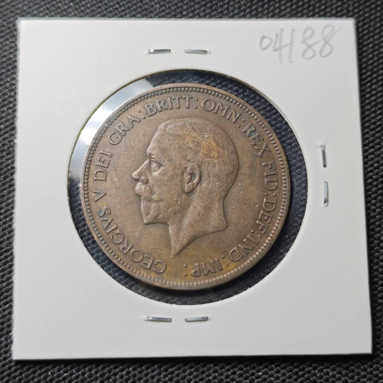 KK钱币收藏小铺   第404期 2月预留时间 周末发货  1936英国1便士铜币