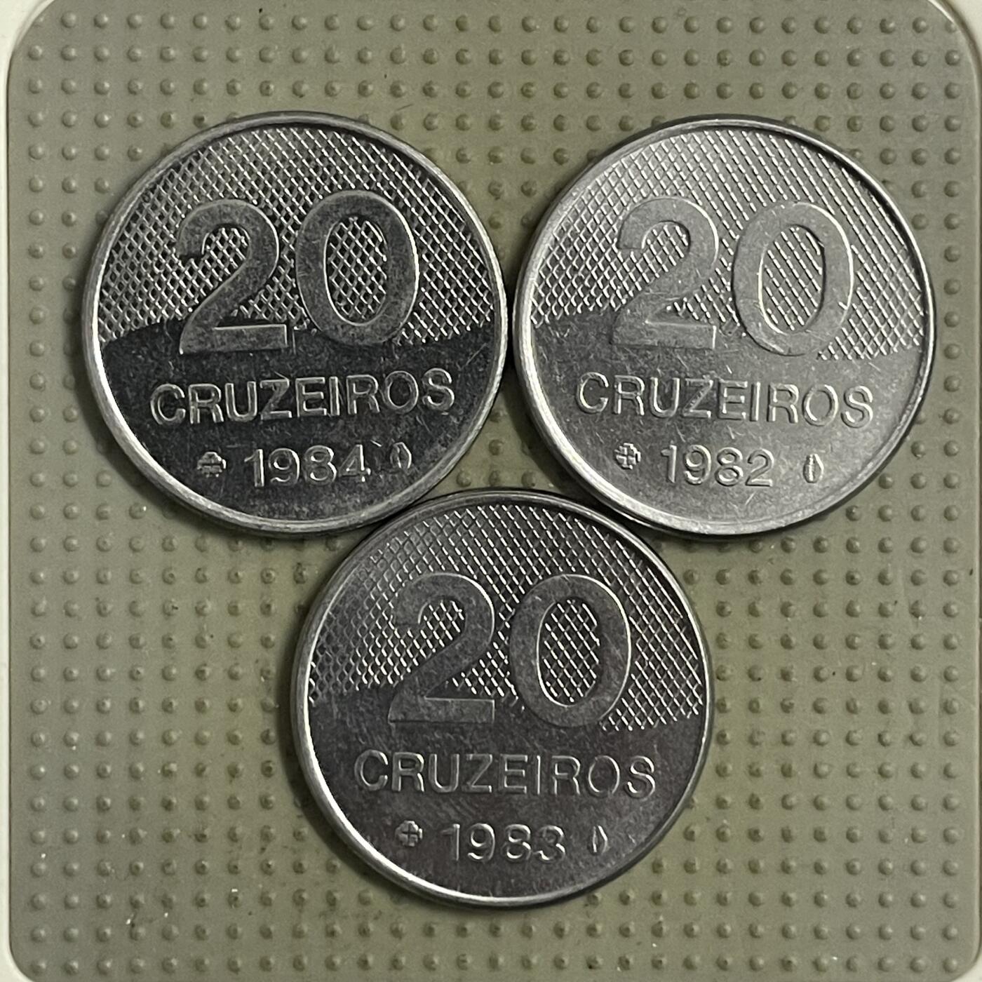 2026年第32场各国散币拍卖（总第182场） 巴西20克鲁泽3枚