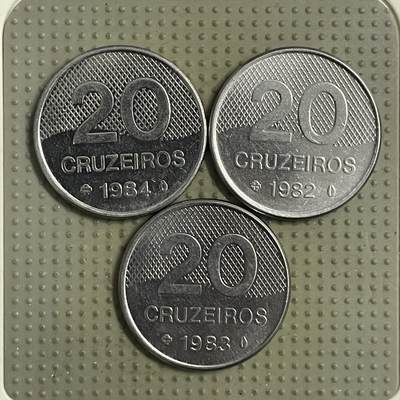 2026年第32场各国散币拍卖（总第182场） - 巴西20克鲁泽3枚
