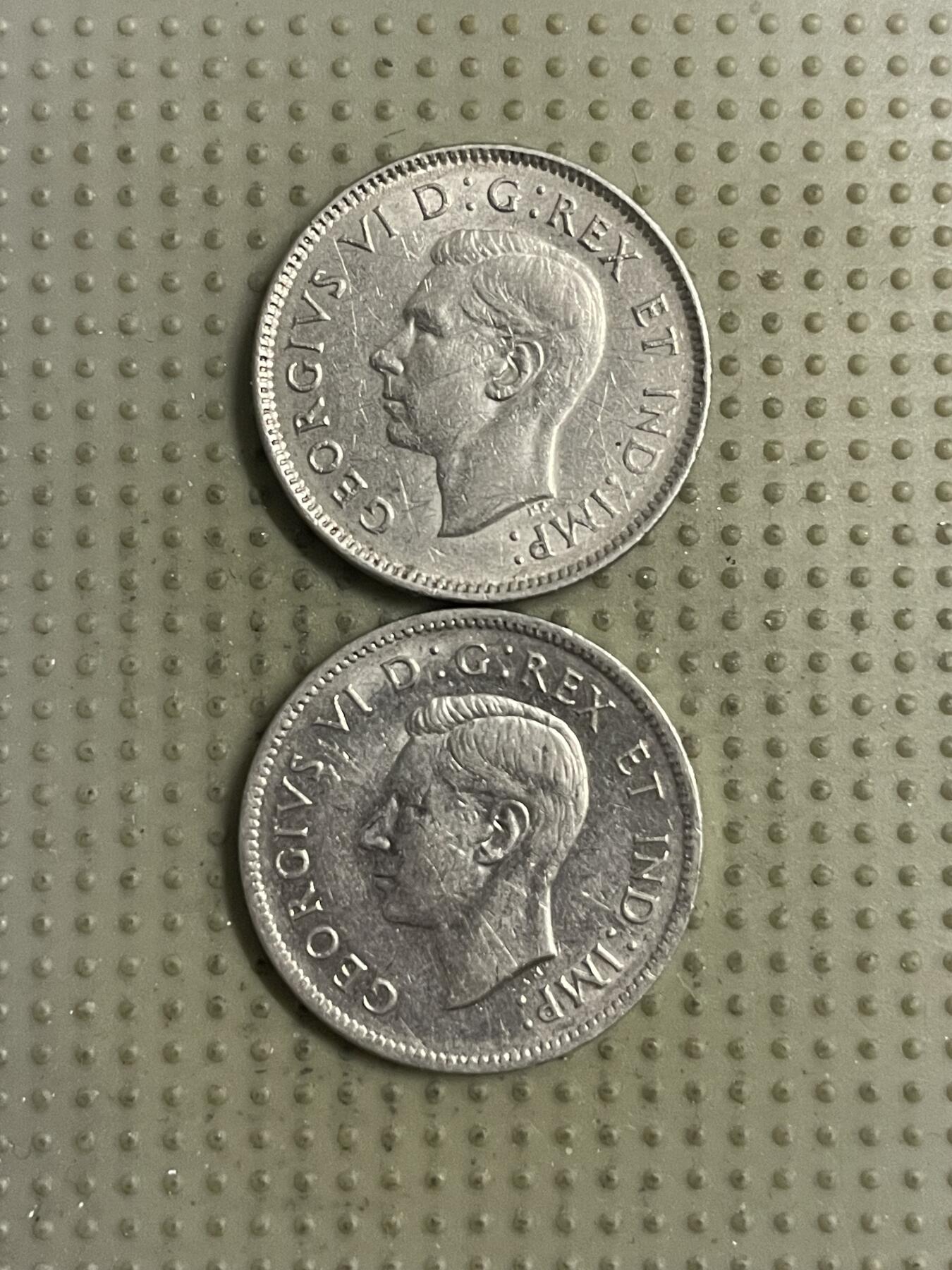 2026年第32场各国散币拍卖（总第182场） 加拿大乔六版5分2枚