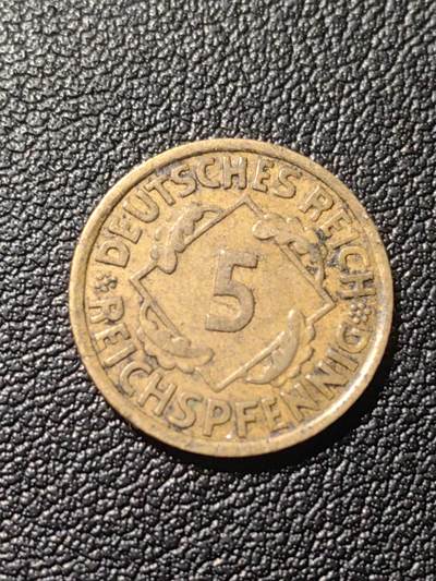 靖甫拍卖第六场 - 德三5芬尼 1936