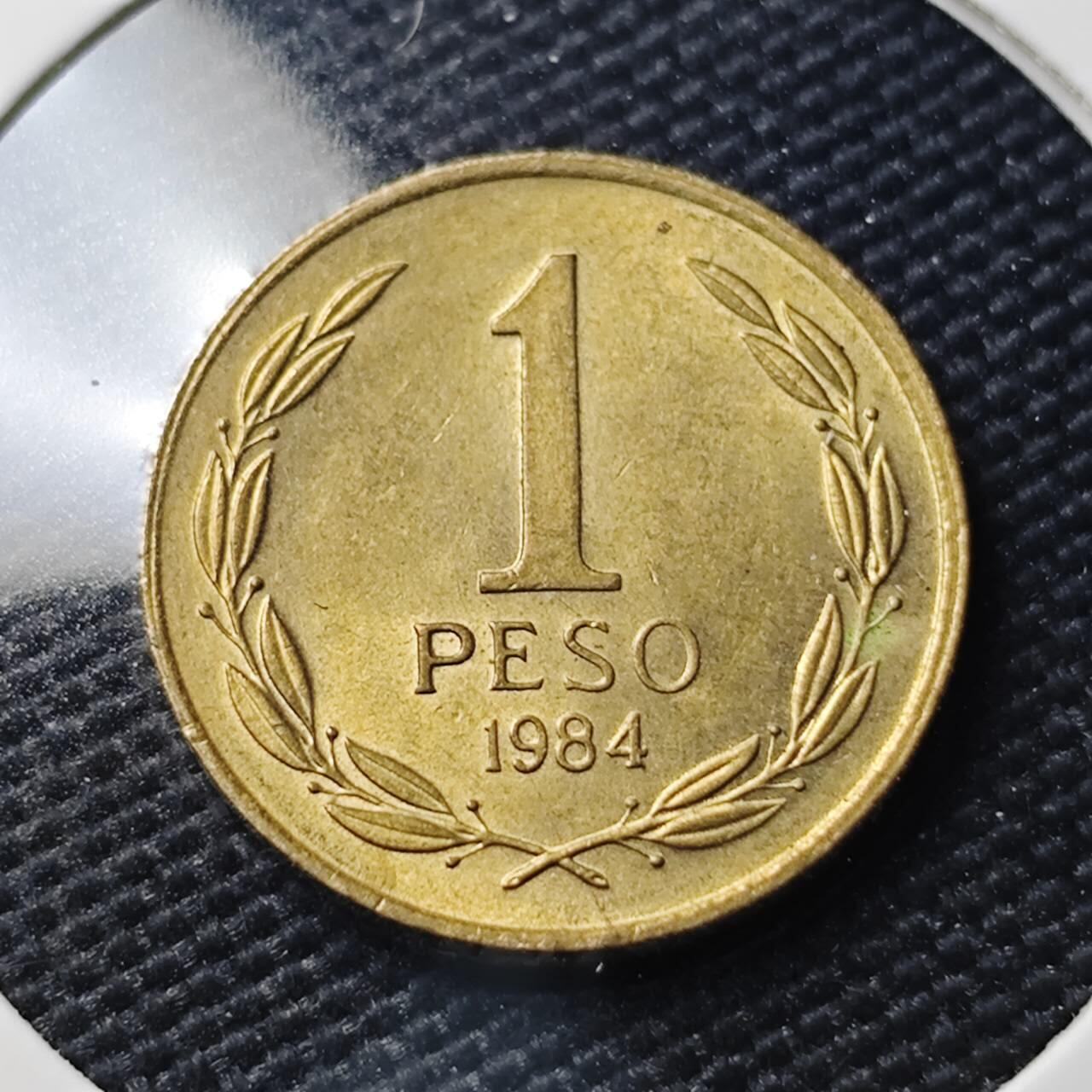 KK钱币收藏小铺   第404期 2月预留时间 周末发货  智利1比索 好品