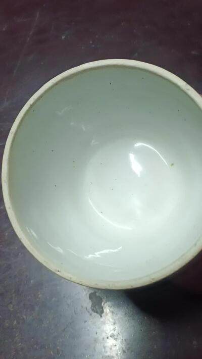 明晚清初时期斗彩墩式碗 明晚清初时期斗彩墩式碗