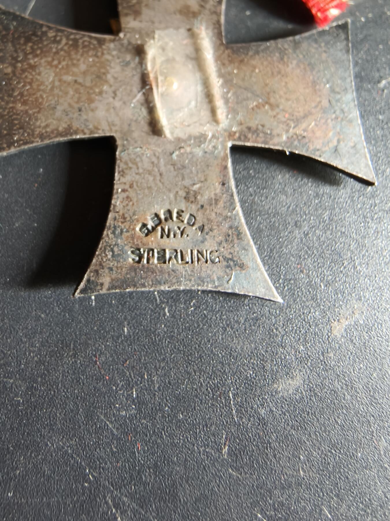 老王徽章第186期 德国忠诚服役十字奖章    美国代工版   925银    14.7g