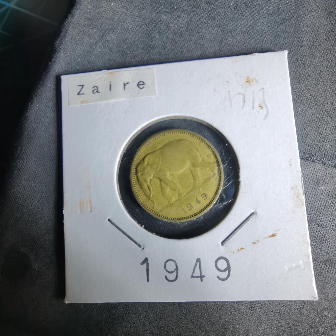 沼泽如烟--第1017场 比属刚果1948年1法郎大象