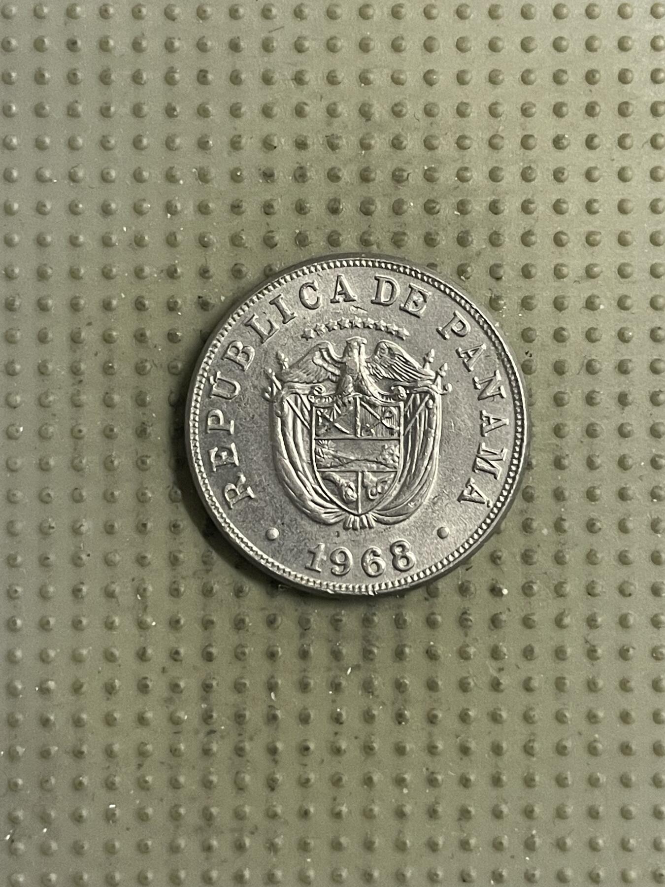 2026年第32场各国散币拍卖（总第182场） 巴拿马1968年5分