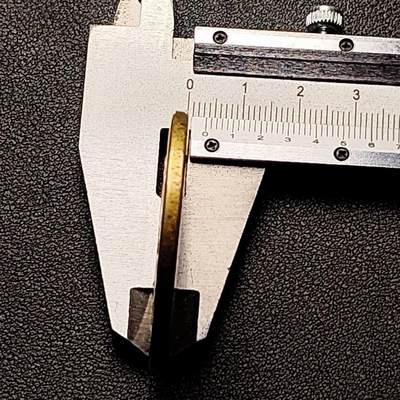 泉币菌-第206场-拍品多 请提前出价 日本回流 咸丰元宝 当百 刻花花钱 43.5×3.4mm 自定义