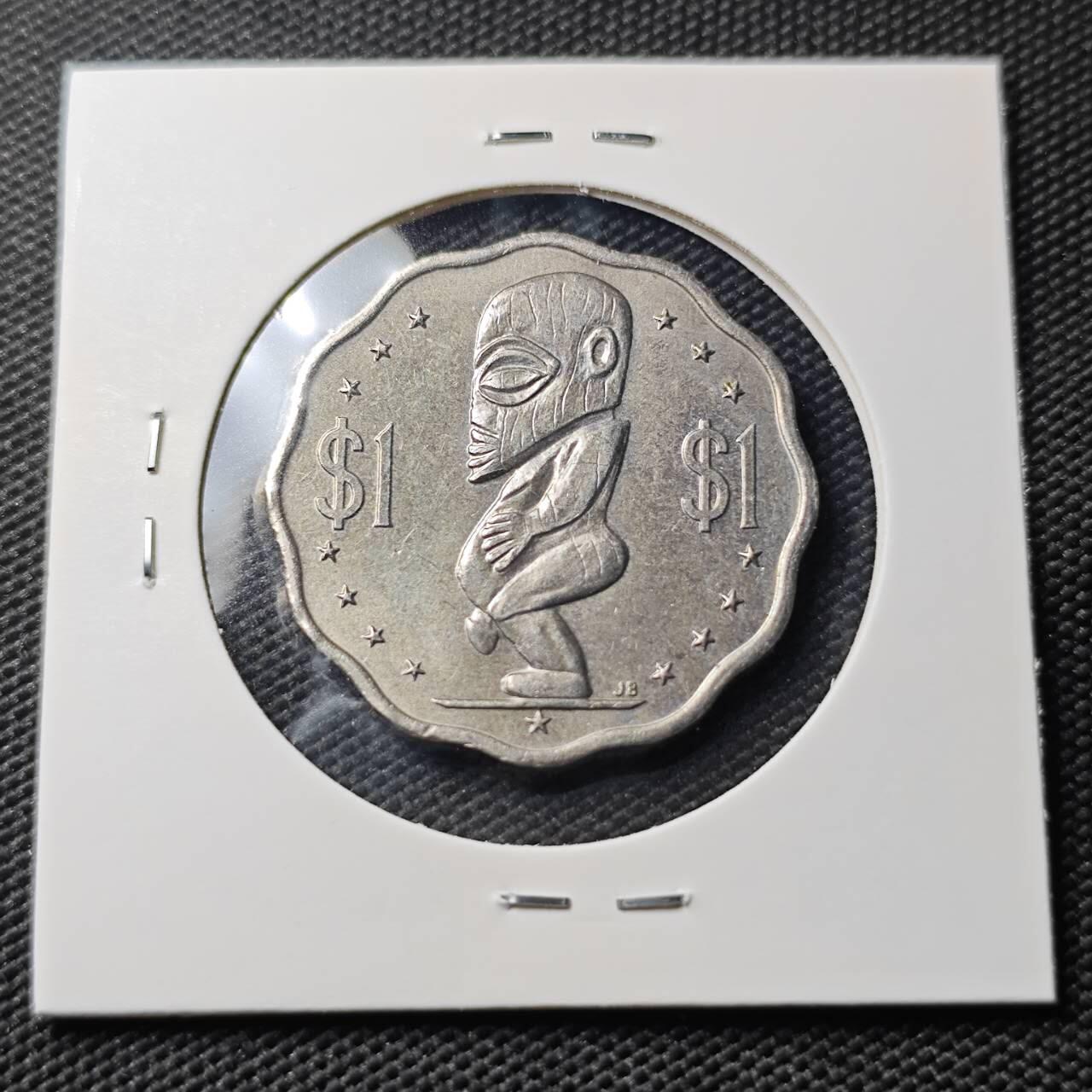 KK钱币收藏小铺   第404期 2月预留时间 周末发货 1987 库克1元