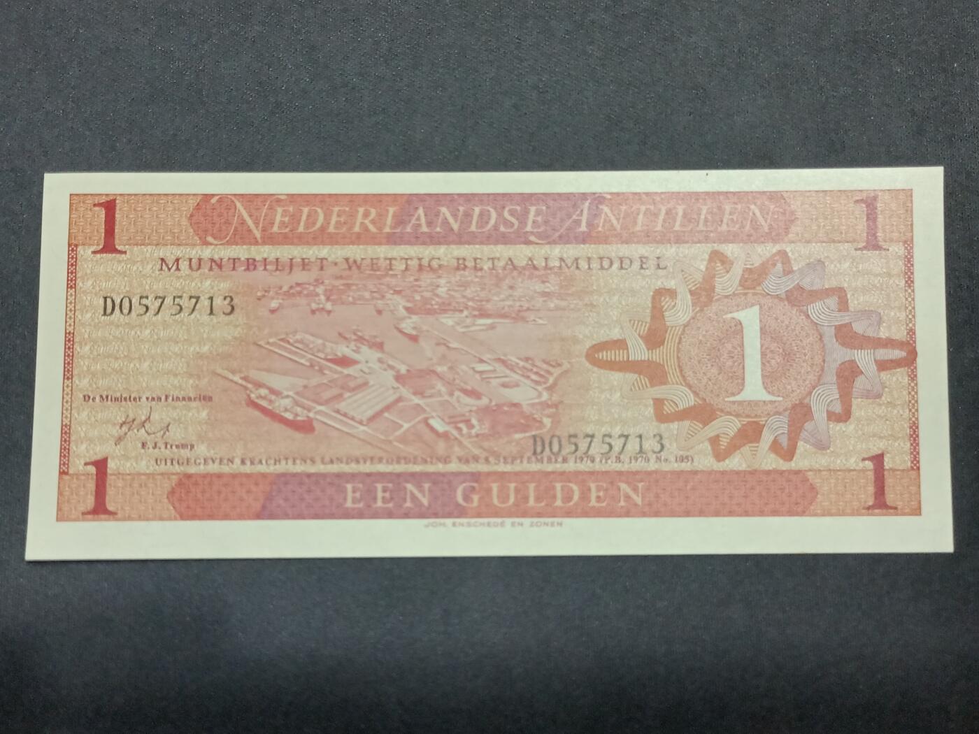 【游宝拍卖】丙午马年第10期 荷属安的列斯-1盾【1970年 全新UNC】