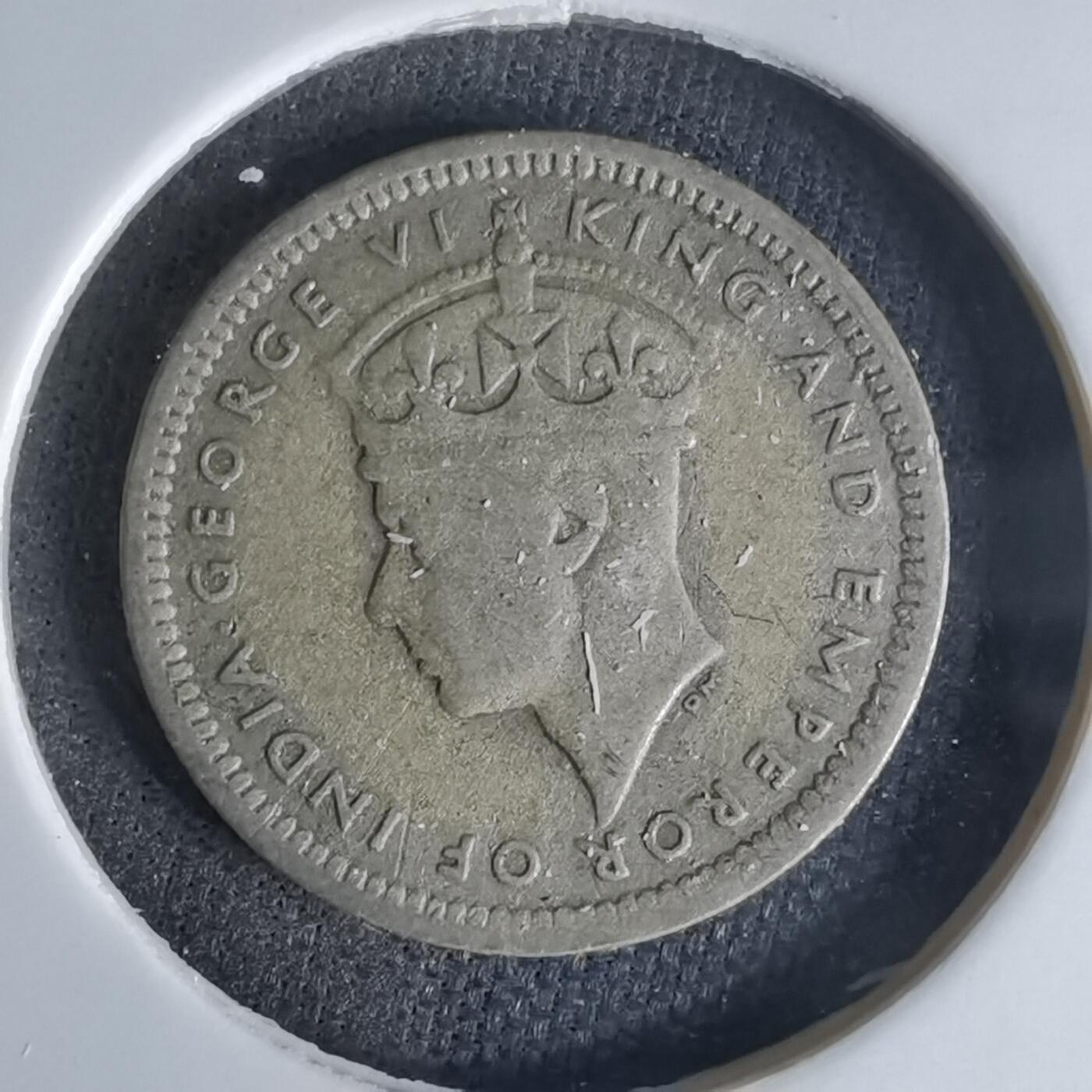 沼泽如烟--第1018场 英属马来亚1943年五分银币