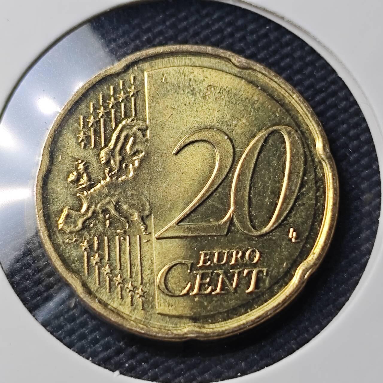 KK钱币收藏小铺   第404期 2月预留时间 周末发货  20欧分 好品