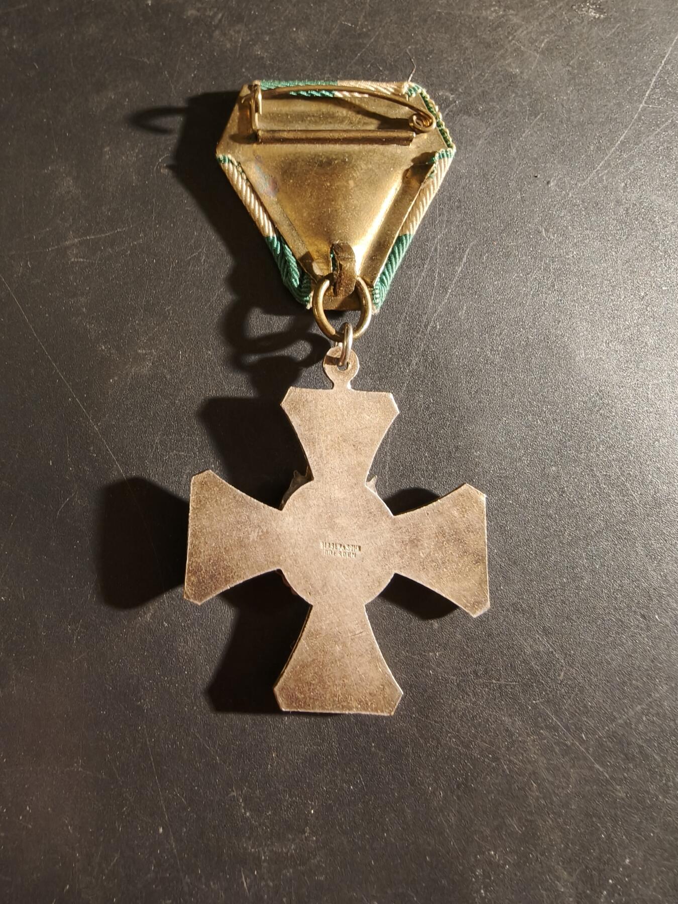 老王徽章第186期 德国萨克森王国老兵协会25年服役奖章