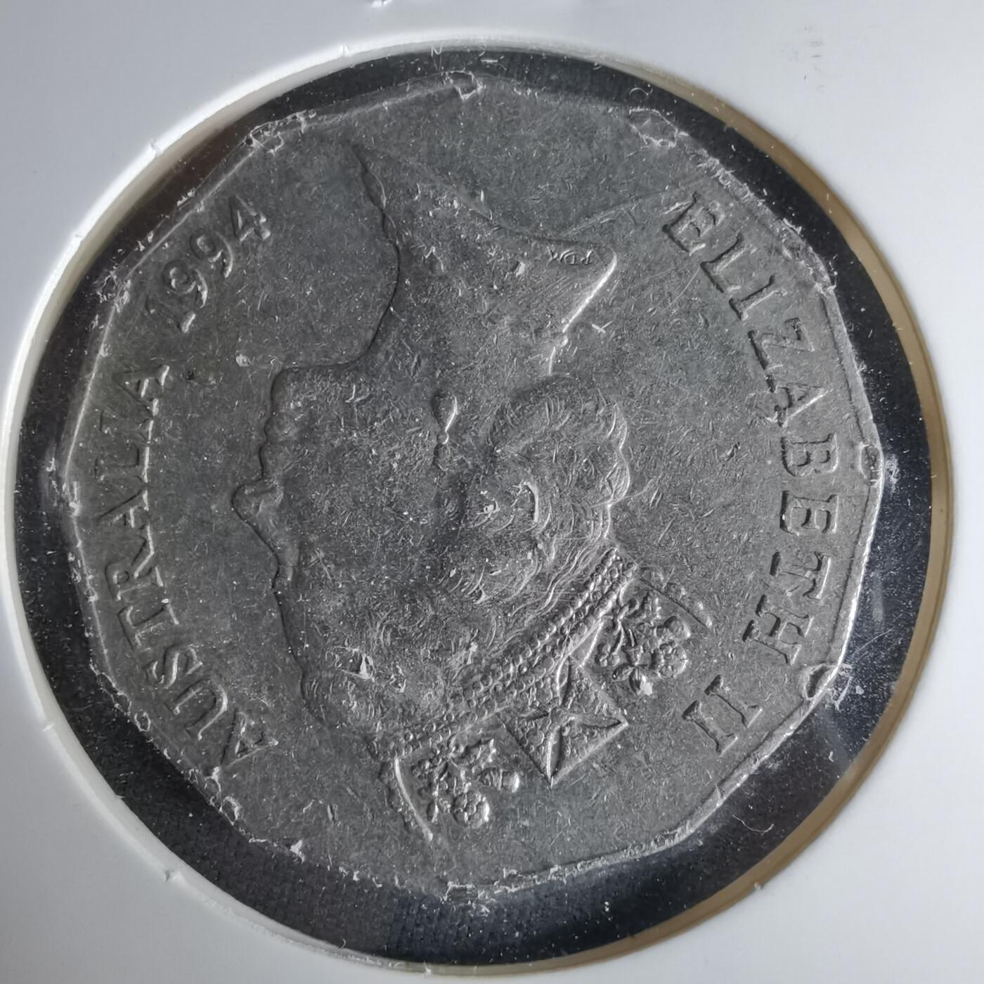 沼泽如烟--第1017场 澳大利亚1994年50分纪念币